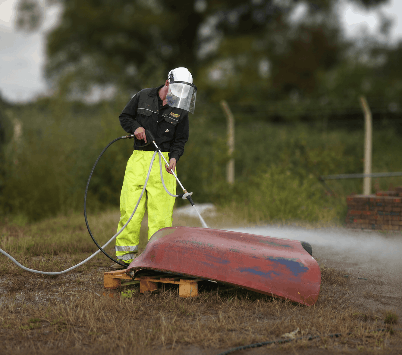 Sand blasting